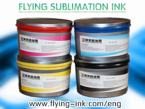 Dye offset printing ink for transfer machine