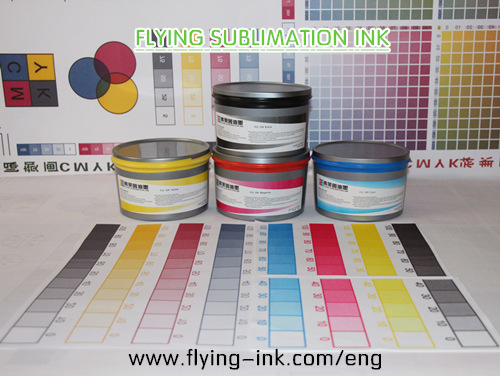 Good color fastness to washing Sublimation offset printing transfer ink for care label