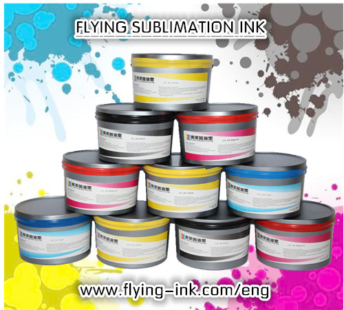 Offset transfer dye sublimation heat transfer printing ink