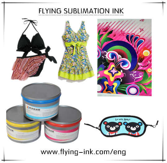 Conventional good fastness sublimation offset ink