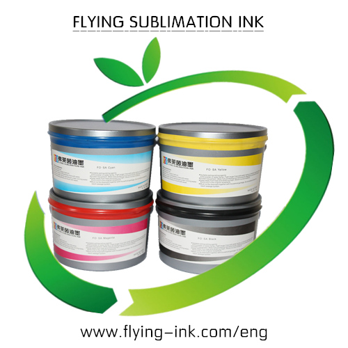 Sublime offset print ink with CMYK colors