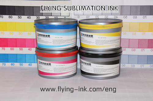 Dye sublimation ink for offset litho press