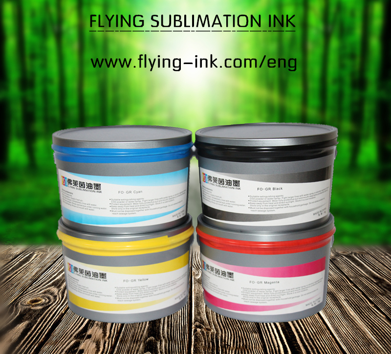 T-shirt ink sublimation printing for offset system