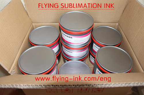 Thermal transfer sublimation ink for litho machine